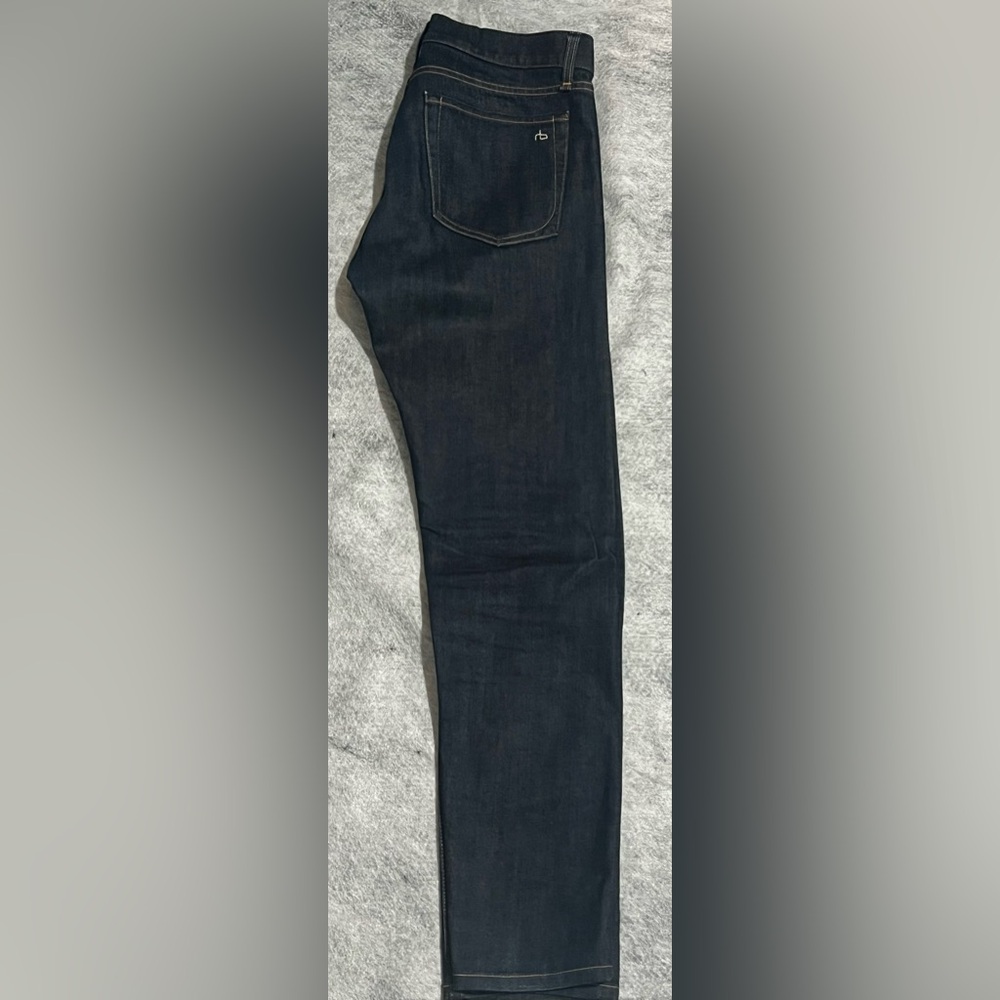 Rag & Bone Standard Issue Super Skinny Jean~Size:32/40”~dark navy denim